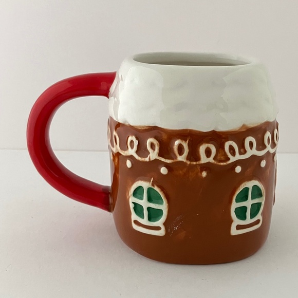 14 oz GINGERBREAD HOUSE Target Wondershop Christmas Earthenware Figural Mug 2023 - Picture 9 of 13